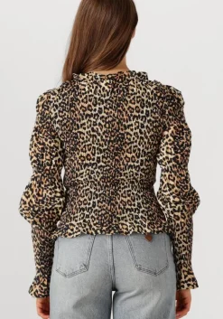 beige y.a.s. top yaschemma ls smock top