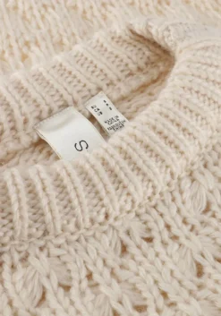 beige y.a.s. trui yasbubba ls knit pullover s.