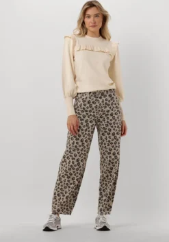 beige y.a.s. trui yasjum ls knit pullover