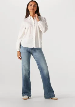 blauwe 7 for all mankind flared jeans modern dojo pine