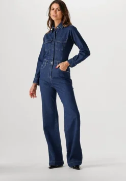 blauwe 7 for all mankind jumpsuits luxe jumpsuit cove