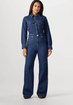blauwe 7 for all mankind jumpsuits luxe jumpsuit cove