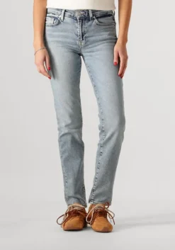 blauwe 7 for all mankind slim fit jeans roxanne amuse me