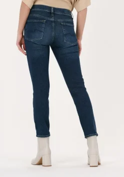 blauwe 7 for all mankind straight leg jeans roxanne anke