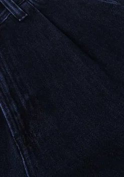 blauwe 7 for all mankind wide jeans pleated trouser stormy