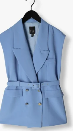 ACCESS e gilet double-breasted waistcoat with belt><noscript><img width=