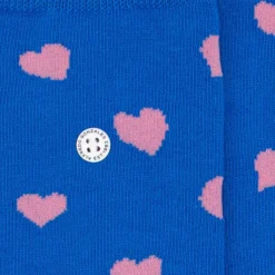 blauwe alfredo gonzales sokken hearts