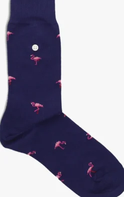 blauwe alfredo gonzales sokken flamingos