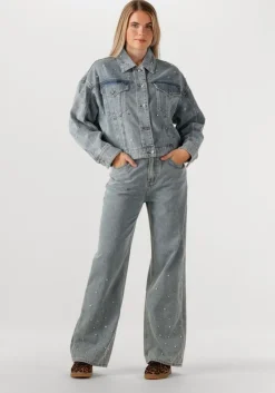 ALIX THE LABEL e spijkerjas ladies woven embellished denim jacket>DAMES Jassen