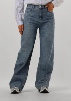 ALIX THE LABEL e wide jeans ladies woven soft denim wide leg pants>DAMES Jeans