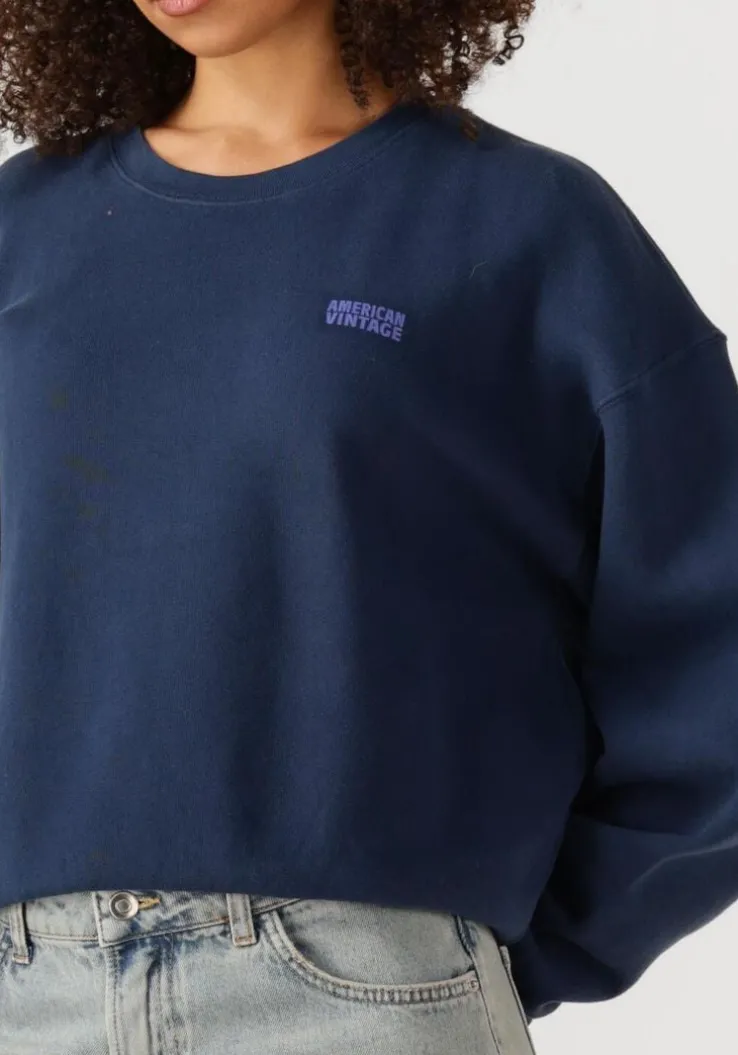 blauwe american vintage sweater izubird d