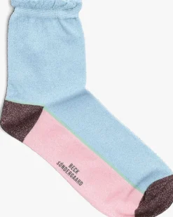 blauwe becksondergaard sokken blocka glam sock