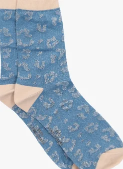 BECKSONDERGAARD e sokken leo glitzi sock>DAMES Beenmode