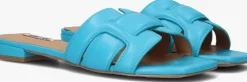 blauwe bibi lou slippers 760z10vk