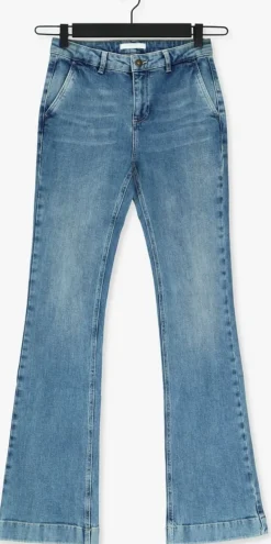 blauwe by-bar flared jeans leila pant nrx