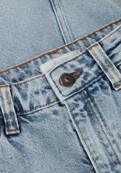 blauwe by-bar midirok elba denim skirt