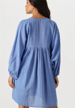 blauwe by-bar mini jurk philou athia dress