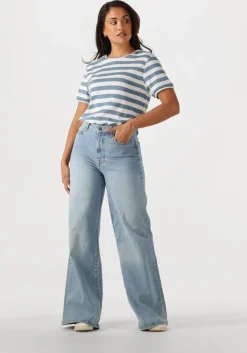 blauwe by-bar t-shirt hope big stripe top