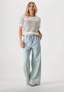 blauwe by-bar wide jeans jeff denim pant