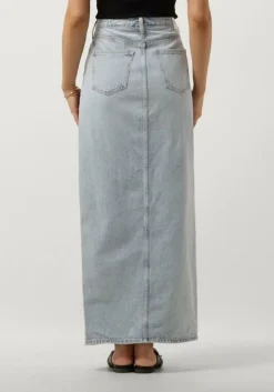 blauwe calvin klein maxirok maxi skirtda