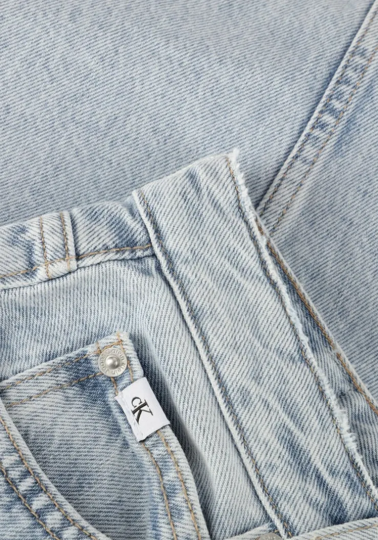 blauwe calvin klein maxirok maxi skirtda