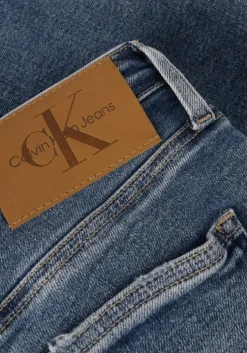 blauwe calvin klein skinny jeans high rise skinny