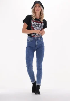 blauwe calvin klein skinny jeans high rise skinny 15787