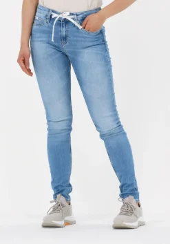 blauwe calvin klein skinny jeans mid rise skinny