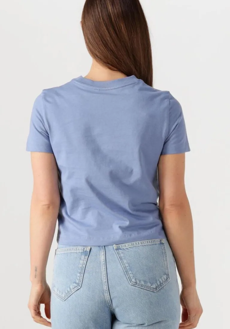 CALVIN KLEIN e t-shirt placed institutional baby tee>DAMES Tops & T-Shirts