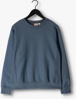blauwe champion sweater crewneck sweatshirt