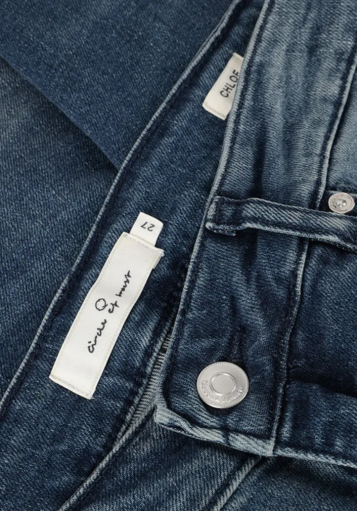 blauwe circle of trust mom jeans chloe dnm