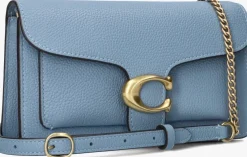 blauwe coach clutch tabby chain clutch