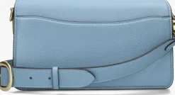 blauwe coach schoudertas tabby 26