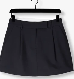 blauwe co'couture minirok vola cropped pleat skirt