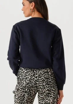 blauwe colourful rebel sweater college 1986 embro relaxed sweat