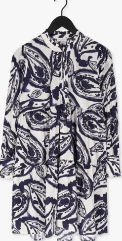 blauwe dea kudibal mini jurk kindra ns (co) dress with balloon sleeves