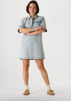 EDITED e mini jurk asta denim dress><noscript><img width=