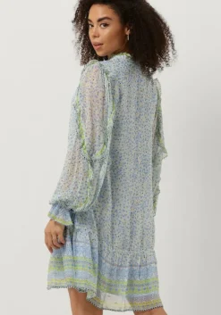 blauwe fabienne chapot mini jurk adrienne dress 75