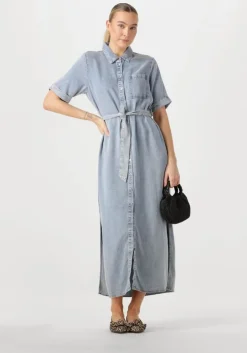 blauwe freebird maxi jurk daelia