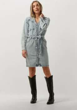 blauwe freebird mini jurk dominiek