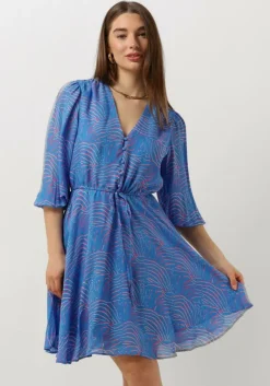 blauwe freebird mini jurk destiny