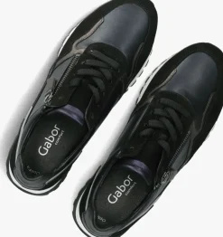 blauwe gabor lage sneakers 378