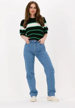 blauwe gestuz mom jeans luvina hw jeans