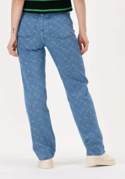 blauwe gestuz mom jeans luvina hw jeans