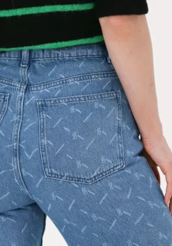 blauwe gestuz mom jeans luvina hw jeans