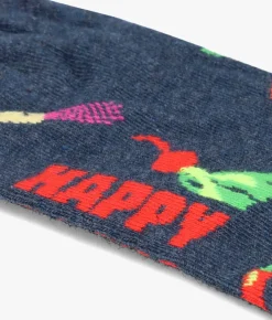 blauwe happy socks sokken veggie