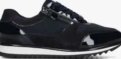 blauwe hassia lage sneakers 302035