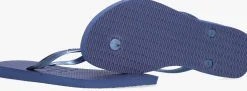 blauwe havaianas teenslippers slim woman