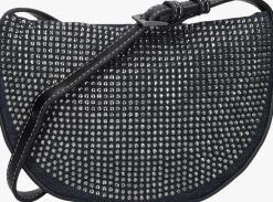 HVISK e schoudertas halo denim embellished>DAMES Schoudertassen