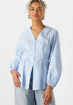 blauwe inwear blouses helvelw blouse